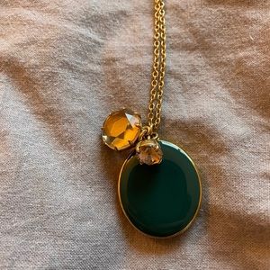 Brand new J. Crew enamel locket necklace